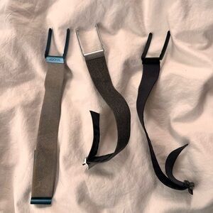 Whoop watch bands lot of 3 - Black & Gray